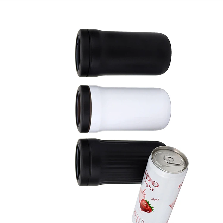 Stainless Steel Can Cooler 12oz Unique Design